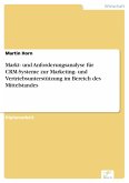 Markt- und Anforderungsanalyse für CRM-Systeme zur Marketing- und Vertriebsunterstützung im Bereich des Mittelstandes (eBook, PDF)
