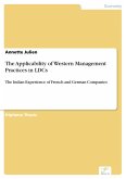 The Applicability of Western Management Practices in LDCs (eBook, PDF)