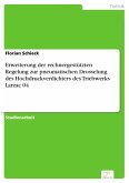 Erweiterung der rechnergestützten Regelung zur pneumatischen Drosselung des Hochdruckverdichters des Triebwerks Larzac 04 (eBook, PDF)