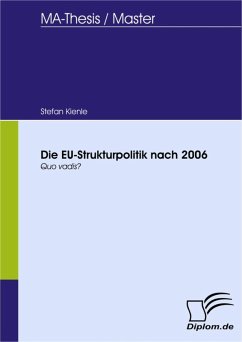 Die EU-Strukturpolitik nach 2006 (eBook, PDF) - Kienle, Stefan