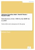 Introduction of IAS / IFRS by the BMW AG in 2000 (eBook, PDF)