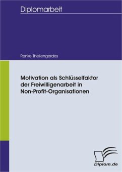 Motivation als Schlüsselfaktor der Freiwilligenarbeit in Non-Profit-Organisationen (eBook, PDF) - Theilengerdes, Renke