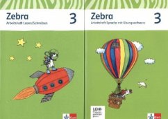 3. Schuljahr, Arbeitsheft Sprache, m. CD-ROM + Arbeitsheft Lesen/Schreiben, 2 Hefte / Zebra, Ausgabe ab 2011