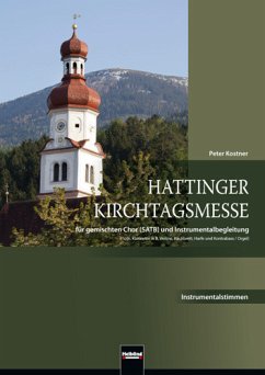 Cover Hattinger Kirchtagsmesse, Instrumentalstimmen SATB