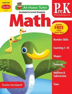 At-Home Tutor: Math, Prek Workbook - Evan-Moor Educational Publishers