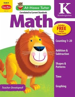 At-Home Tutor: Math, Kindergarten Workbook - Evan-Moor Educational Publishers