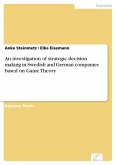 An investigation of strategic decision making in Swedish and German companies based on Game Theory (eBook, PDF)