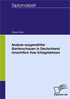 Analyse ausgewählter Gartenschauen in Deutschland hinsichtlich ihrer Erfolgsfaktoren (eBook, PDF) - Höhn, Oliver