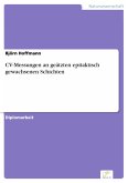 CV-Messungen an geätzten epitaktisch gewachsenen Schichten (eBook, PDF)