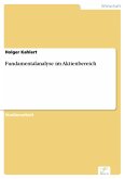 Fundamentalanalyse im Aktienbereich (eBook, PDF)