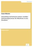 Darstellung und kritische Analyse variabler Entlohnungssysteme für Mitarbeiter in der Hotellerie (eBook, PDF)