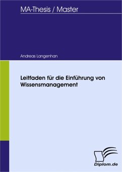 Leitfaden für die Einführung von Wissensmanagement (eBook, PDF) - Langenhan, Andreas