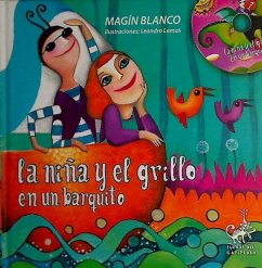 La niña y el grillo en un barquito - Blanco García, Magín