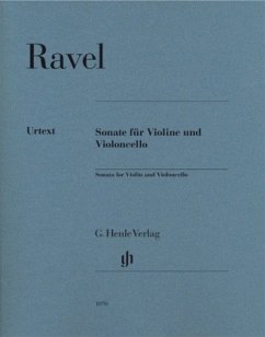 Sonate für Violine und Violoncello, 4 Stimmen - Maurice Ravel - Sonate für Violine und Violoncello