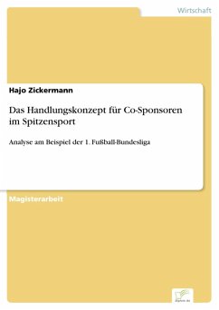Das Handlungskonzept für Co-Sponsoren im Spitzensport (eBook, PDF) - Zickermann, Hajo