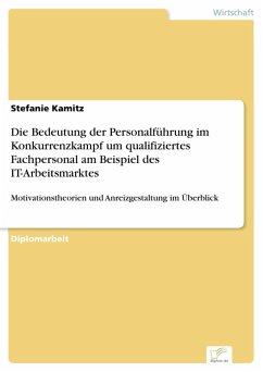 Die Bedeutung der Personalführung im Konkurrenzkampf um qualifiziertes Fachpersonal am Beispiel des IT-Arbeitsmarktes (eBook, PDF) - Kamitz, Stefanie