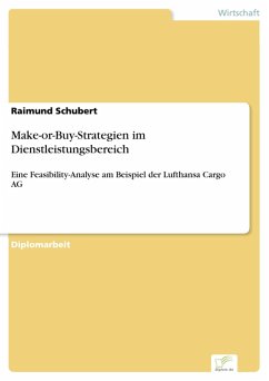 Make-or-Buy-Strategien im Dienstleistungsbereich (eBook, PDF) - Schubert, Raimund