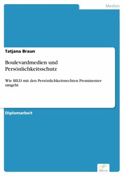 Boulevardmedien und Persönlichkeitsschutz (eBook, PDF) - Braun, Tatjana