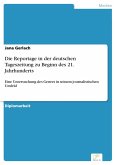 Die Reportage in der deutschen Tageszeitung zu Beginn des 21. Jahrhunderts (eBook, PDF)