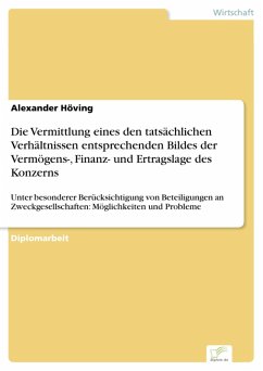 Die Vermittlung eines den tatsächlichen Verhältnissen entsprechenden Bildes der Vermögens-, Finanz- und Ertragslage des Konzerns (eBook, PDF) - Höving, Alexander