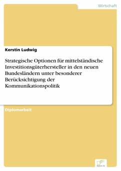 Strategische Optionen für mittelständische Investitionsgüterhersteller in den neuen Bundesländern unter besonderer Berücksichtigung der Kommunikationspolitik (eBook, PDF) - Ludwig, Kerstin