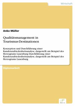 Qualitätsmanagement in Tourismus-Destinationen (eBook, PDF) - Müller, Anke