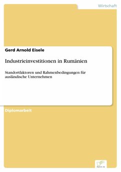 Industrieinvestitionen in Rumänien (eBook, PDF) - Eisele, Gerd Arnold