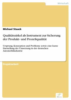 Qualitätszirkel als Instrument zur Sicherung der Produkt- und Prozeßqualität (eBook, PDF) - Staack, Michael