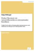 Product Placement von Automobilherstellern in internationalen Kinofilmen (eBook, PDF)