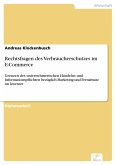 Rechtsfragen des Verbraucherschutzes im E-Commerce (eBook, PDF)