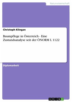 Baumpflege in Österreich - Eine Zustandsanalyse seit der ÖNORM L 1122