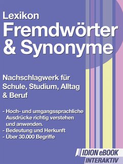 Lexikon Fremdwörter Synonyme (eBook, ePUB) - Red. Serges Verlag