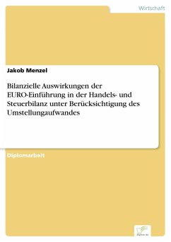 Bilanzielle Auswirkungen der EURO-Einführung in der Handels- und Steuerbilanz unter Berücksichtigung des Umstellungaufwandes (eBook, PDF) - Menzel, Jakob