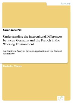 Understanding the Intercultural Differences between Germans and the French in the Working Environment (eBook, PDF) - Pill, Sarah-Jane