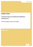 Outsourcing personalwirtschaftlicher Funktionen (eBook, PDF)