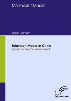 Television Media in China (eBook, PDF) - Hoffmann, Torsten