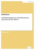 Qualitätsmanagement in Kreditinstituten nach DIN EN ISO 9000 ff. (eBook, PDF)