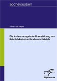 Die Kosten mangelnder Finanzbildung am Beispiel deutscher Bundesschatzbriefe (eBook, PDF)
