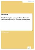 Die Haftung des Alleingesellschafters für existenzvernichtende Eingriffe in die GmbH (eBook, PDF)