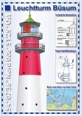 Leuchtturm Büsum - Sehkarte und Papier-Modellbaubogen