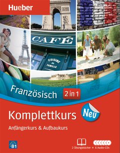 Komplettkurs Französisch neu, 2 Übungsbücher + 6 Audio-CDs