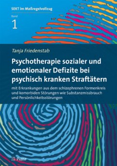 Psychotherapie sozialer und emotionaler Defizite bei psychisch kranken Straftätern - Friedenstab, Tanja