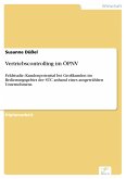 Vertriebscontrolling im ÖPNV (eBook, PDF)