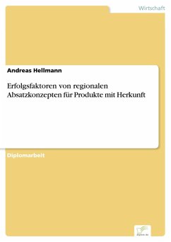 Erfolgsfaktoren von regionalen Absatzkonzepten für Produkte mit Herkunft (eBook, PDF) - Hellmann, Andreas