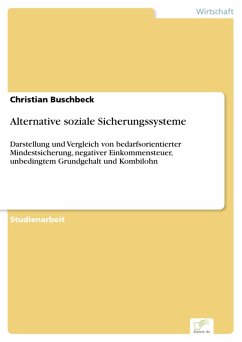 Alternative soziale Sicherungssysteme (eBook, PDF) - Buschbeck, Christian