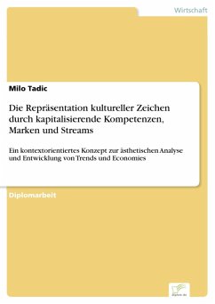 Die Repräsentation kultureller Zeichen durch kapitalisierende Kompetenzen, Marken und Streams (eBook, PDF) - Tadic, Milo