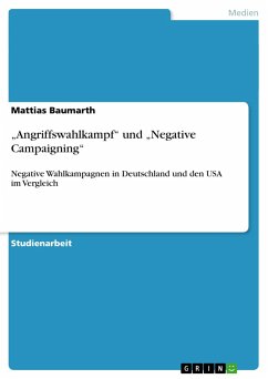¿Angriffswahlkampf¿ und ¿Negative Campaigning¿