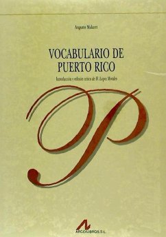 Vocabulario de Puerto Rico - Malaret, Augusto