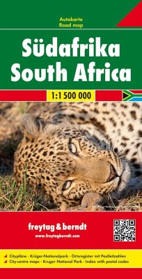 Freytag & Berndt Autokarte Südafrika. Sudafrica. Zuid-Afrika; South Africa; Afrique du Sud