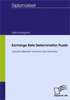Exchange Rate Determination Puzzle - Long Run Behavior and Short Run Dynamics (eBook, PDF) - Butgereit, Falkmar